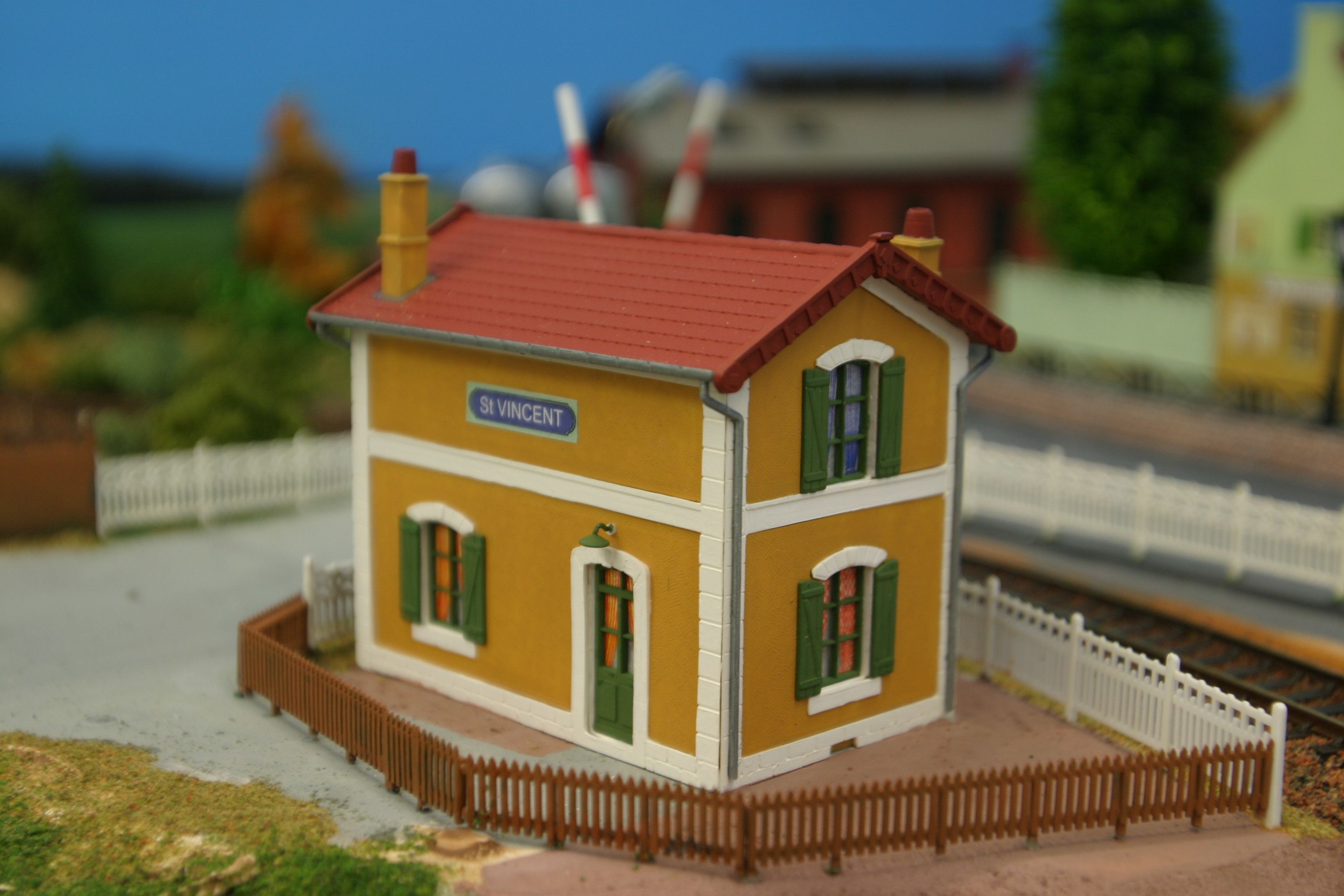 Passages à niveau ancien en tôle Echelle O Hornby Meccano